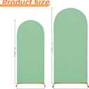 Arch Covers,Arch Backdrop Stand Fitted Cover for Wedding Birthday Party Ceremony Banquet Decoration(6.6FT,Mint Green,Cover Only)
