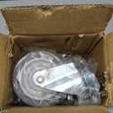 4 Inch Caster Wheels, Rubber Wheels Silent Castor- Set of 4 Heavy Duty Caster Wheels with Brake 1600Lbs, Industrial Plate Casters Wheels for Cart Furniture Workbench (4 Side Brake)