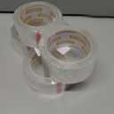 2 x Clear Packing Tape 2 Rolls - Heavy Duty Packaging Tape 2.7mil Thick, 2.0 in. Wide x 60 Yards - Strong Adhesive, Silent, Reliable Package Tape for Home Office Shipping Moving Sealing