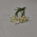 Mandy's PU White Calla Lily Artificial Flowers 20 Stems 13.5in Faux Realistic Centerpiece DIY Bridal Bouquet Home Dcor