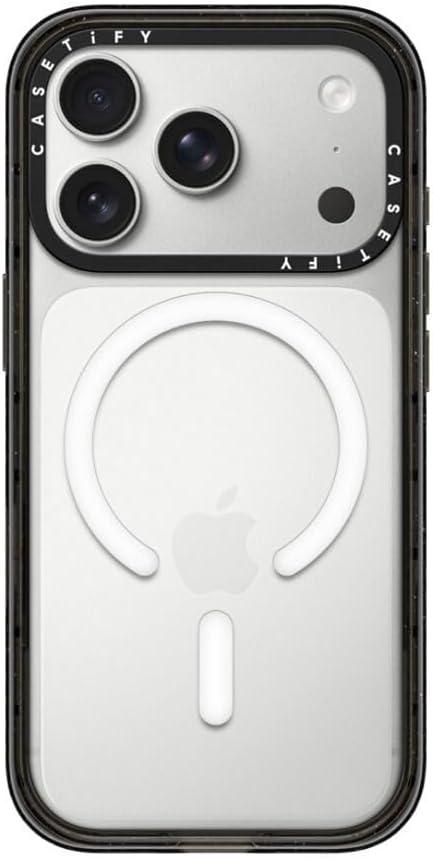 CASETiFY Impact iPhone 17 Pro Case [Slim/Compatible with Magsafe / 8.2 ft. 4X Military Grade Drop Protection] - Black