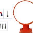 Heavy Duty Adult Standard Size 18" Basketball Hoop Goal Wall Mounted Basketball Rim Diameter 45centimeter/18inch (Special Edition)