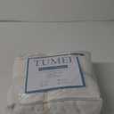TUMEI 100% French Linen Sheets Queen Size, 4-Piece Linen Bed Sheet Set Queen, Breathable & Cooling, Soft & Durable, 16" Deep Pocket, 1 Flat Sheet, 1 Fitted Sheet, 2 Pillowcases (Queen, Natural Linen)