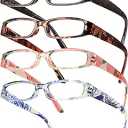 Gaoye 1.5 Readers for Women, Blue Light Blocking Reading Glasses, Stylish Reading Glasses for Women in 4 Patterns