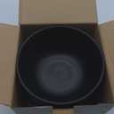 Wheat Straw Bowls Set 60 OZ Unbreakable Large Cereal Bowls Set of 6 Microwave and Dishwasher Safe Bowls Big Bowls for Camping and Picnic BPA Free Soup Bowl for Serving Oatmeal and Salad. Black