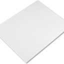 Pacon 4-Ply Railroad Board, White, 22" x 28", 25 Sheets