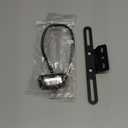crazy sport 12V Universal License Plate LED Light ATV Lamp Bracket Car Motorcycle Rear Light (black)