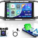 [4+64G] NHOPEEW Android 13 Car Radio for Toyota Venza 2008-2016 - Wireless Carplay and Android Auto - 9 Inch 1280 * 720 HD Touch Screen Car Stereo - 32 EQ/WiFi/GPS/SWC + AHD Backup Camera