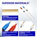 BlueStars WH16X10158 & WH16X10159 Washer Suspension Rod Set 28.5" (4Pcs) - For GE, Hotpoint Washer GTWN4250D0WS GTWN4250D1WS HSWP1000M4WW GCWP1800D1WW - Replaces PS3654190 PS3654191 2754602 AP5632455