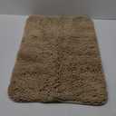 OLANLY Bathroom Rugs 30x20, Extra Soft Absorbent Chenille Bath Rugs, Rubber Backing Quick Dry, Machine Washable Bath Mats for Bathroom Floor, Tub and Shower, Home Decor Accessories, Beige