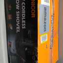 40V Cordless Snow Shovel, 13-Inch | 2 x 40V 4.0A Battery Powered Snow Blower, Powerful Brushless Electric Snow Shovels with Quick Charger & Directional Plate for Pathway, Patio, Deck, Driveway