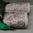 KIMODE Anti Fatigue Kitchen Mats for Floor, Boho Floral Kitchen Rugs 17"x29.5"+17" x47, Cushioned Mats for Kitchen Floor, Non Slip Kitchen Floor Mats, Sink, Laundry, Office, Desk Blue Multi