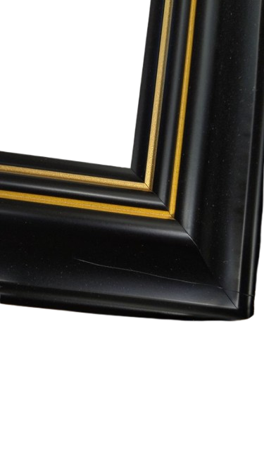 23" x 19" Black & Gold Frame