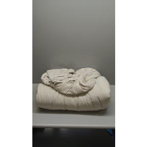 Litanika Oversized King Comforter Set 120x98 Beige, 3 Pieces Chevron Tufted Quilt Bedding Comforter Sets, Fluffy Bed Set