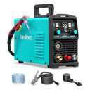bestarc 55Amps Plasma Cutter, Non Touch Pilot Arc, Large Digital Display Screen, CUT55P 110/220V Dual Voltage, IGBT Inverter Plasma Cutting Machine (CUT55P 110/220V)