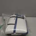 4 Pcs Blue Geometric Shower Curtain Sets with Rugs Blue Bathroom Sets with Shower Curtain and Rugs Modern Bathroom Curtains Shower Set with Toilet Lid Cover for Bathroom Decor Accessories (Gz-02)