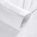 MOGU Blazer for Men, Slim Fit Suit Jacket, Casual Sport Coat with One Button, US Size 42 (42, White)
