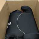 Diono Solana, No Latch, Single Backless Booster Car Seat, Lightweight, Machine Washable Covers, Cup Holders, Black