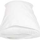 Amazon Basics Hypoallergenic Protector Cover Pillowcases - 21 x 55 Inches, Body Size, White, Pillows Not Included