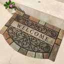 Welcome Door Mats 24"x36" Heavy Duty Front Door Mat Outdoor Large Doormats with Non-Slip Rubber Backing Outdoor Welcome Mats for Front Door Entryway, Garage, Patio, High Traffic Area