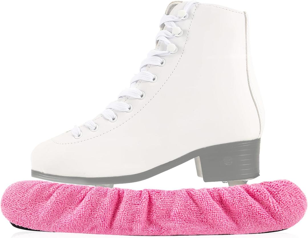 Ice Skate Guards,Skate Guards for Hockey Skates,Figure Skates and Ice Skates.Ice Skate Blade Covers for Toddler Kids Youth Adults-Men Women Boys Girls.Skate Guards Figure Skating Hockey, Size S