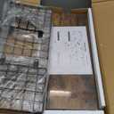 QEEIG Bathroom Shelves Over Toilet - Wall Mounted Floating Shelves Toilet Paper Storage Small Farmhouse Decor Shelf 16 inch Set of 3, Rustic Brown (019-BN3)