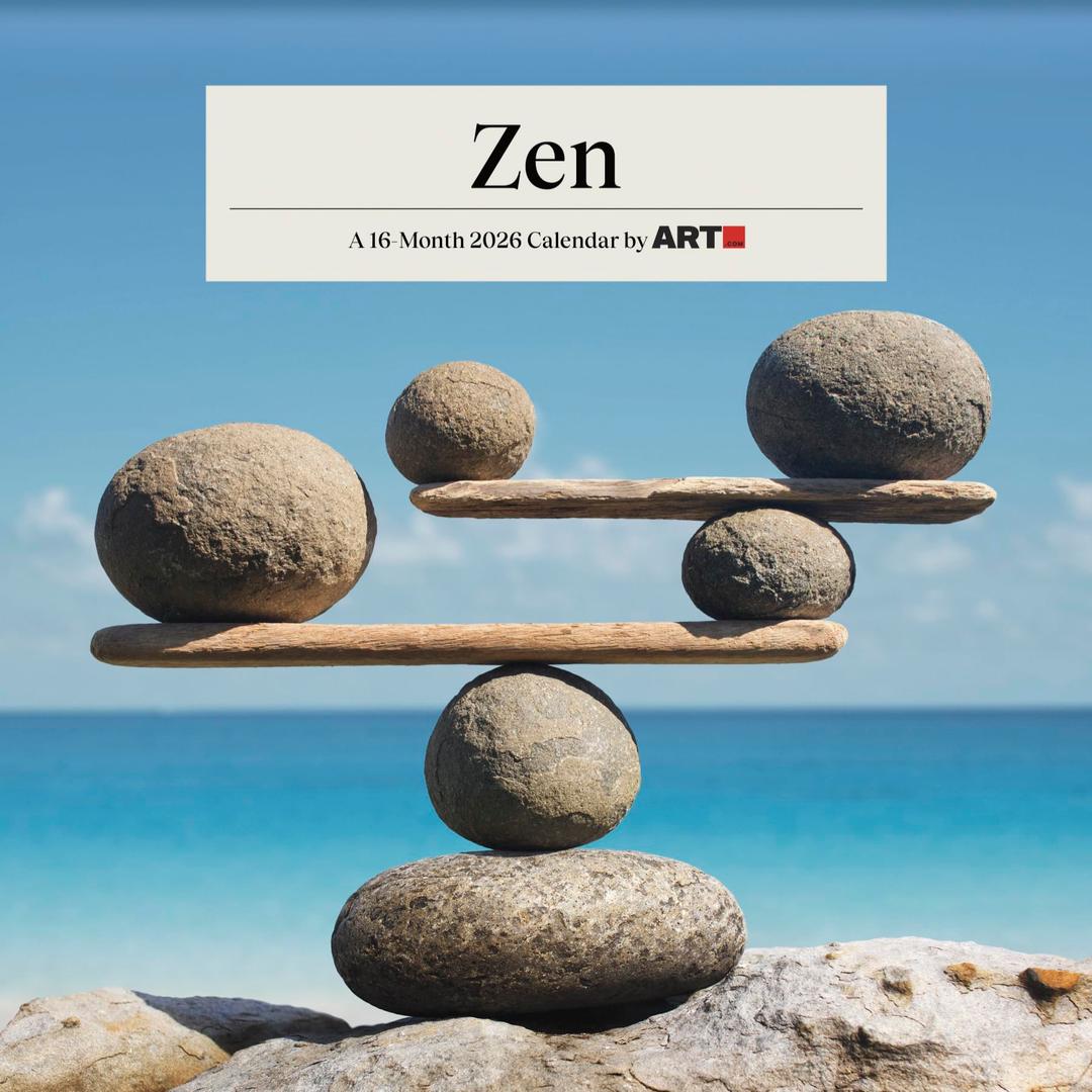 3 x 2026 Zen Wall Calendar