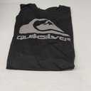 Quiksilver Rash Guard for Men UPF 50+ Big and Tall Swim Long & Short Sleeve Shirt (4X, Black)