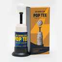 BB Swing Club Pop Tee, Pop-Up Baseball Trainer for Hitting Practice, Pop Tee Training Equipment with Ball Launcher Action, Skill Development Tool for Timing, Contact, and Swing Mechanics