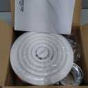 8 Inch Bathroom Exhaust Fan 110 CFM Ceiling Mount, Ultra Quiet 1.0 Sone Ventilation Fan, Wall/Window Install, for Bathroom Kitchen Basement RV