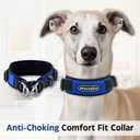 AnccoPlus Comfort Walking Dog Collar Size M Color Blue