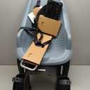 Thule Yepp 2 Mounted Child Bike seat, Adjustable footrests, 5-Point Harness and Easy to Mount Design
