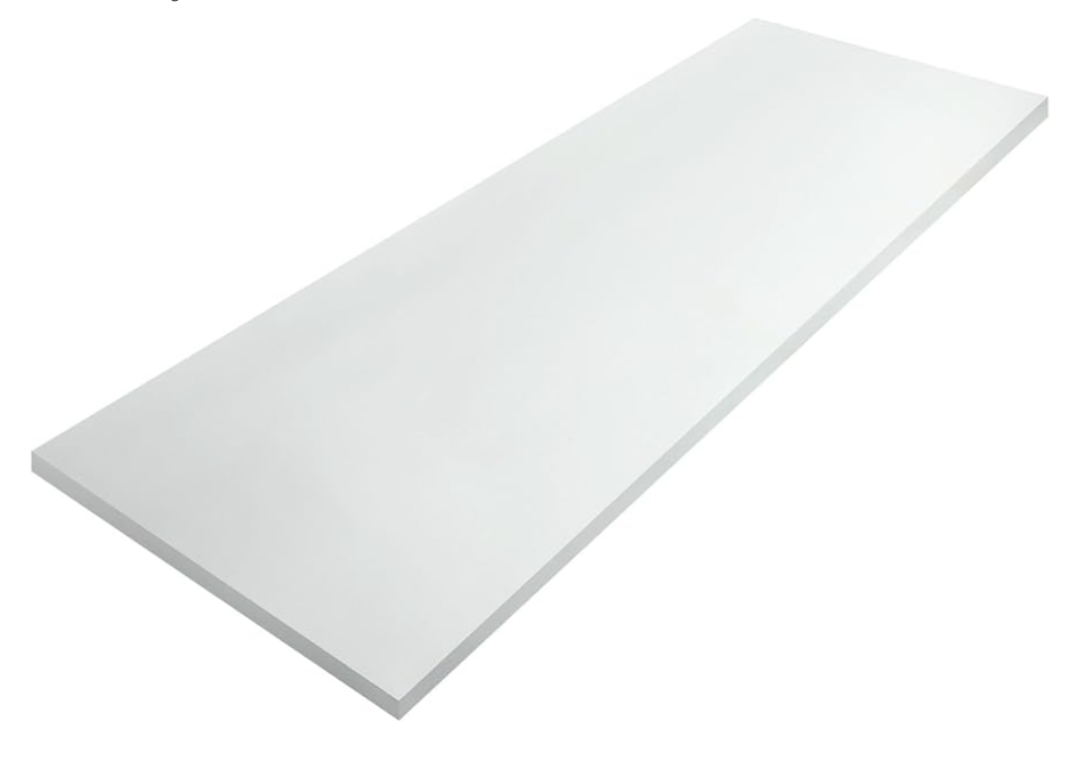 Amylove Polyurethane Foam 1" x 24" x 72" High Density Cushion Upholstery Foam Sheet for Seat Replacement DIY Projects Chairs Headboards Sofas Home(White)