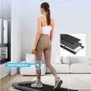 Lichico Walking Pad Under Desk Treadmill, Portable Small Treadmills for Home and Office, 2.5HP Super Quiet Brushless Motorized Walking Jogging Running Machine with Remote Control