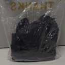 QWD Black Fishnet Tights For Women High Waist Tummy Control Shapewear Leggings Fishnet Pantyhose (Large)