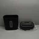Amazon Basics 8-Sheet Cross Cut Paper Shredder and Credit Card Shredder - Black