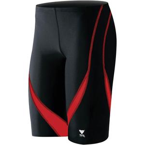TYR Sport Men's Alliance Splice Jammer (28, Black/Red)