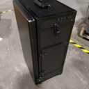 Rolling Portable Manicure Table with 3 Drawers, Lockable Makeup Train Case with Mirror & Nail Polish Organizer, Foldable Nail Desk with Wheels & Handle for Mobile Nail Techs & Salon Use, Black