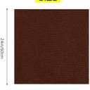 24 * 24in Peel and Stick Carpet Tiles, Self Adhesive Floor Squares with Extra Soft Pad, Easy Installation for Bedroom, Living Room, Office, Rental (30, Brown)