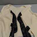 GORGLITTER Women's Bow Sweater Vest Tops Tie Knot Sleeveless Knit Crop Tank Top Cute Summer Vacation Going Out Outfits (Apricot, Small)