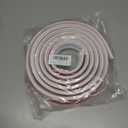 Peel and Stick Accent Wall Molding, 9.8FT x 1.57IN Self-Adhesive Chair Rail Trim for Interior Decoration (Primed White)