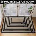 Indoor Door Mat for Entryway, Non Slip Front Door Mat 36"x59" Brown