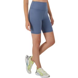 Hanes Womens Moves Bike Shorts, Soft & Stretchy Workout Shorts with Interior Pocket, Moisture-Wicking, 3” Or 7" Inseam (Blue, L)