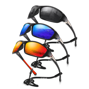 3 Pack Polarized Sports Sunglasses for Men, Mens Sunglasses Wrap Around UV400 Protection for Cycling Fishing Driving