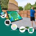 Chipping Golf Game Set, Backyard Golf Game, Equipped with Adjustable Clubs, Balls x 40; The Original Portable Golf Game for Chipping Practice for Family Golfers, 6.5 x 6.5 feet