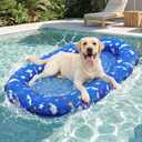 Queenmore Dog Pool Float, Dog Floats for Large Dogs, Inflatable Dogs Raft for Pool, Lake & Beach, Durable Summer Outdoor Water Floatie for Pets Up to 195 Lbs