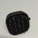 Black Wolf Sonic Scalp Scrubber - Electric Hair & Scalp Massager Brush with 3-Speed Oscillation - Rechargeable Shower Brush & Head Scrubber with Soft Silicone Bristles for Deep Clean & Exfoliation