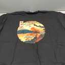 Japanese Red Sunset and mountain Asian Fuji Kanji Japan art T-Shirt, Size: 2XL