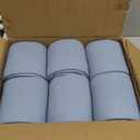 CAI TENG Fleece Throw Blankets Lightweight Warm Soft Cozy Kids Blanket PetFriendly Bulk Fleece Blanket Solid for Home, Bed, Sofa, Dorm, Office, Gifts, Outdoor Washed Blue 6 Pack 50 x 60 inch