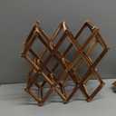 Freestanding Stackable Wine Rack Organizer for Countertop and Cabinets with Foldable Design and Scratch-Resistant Protector